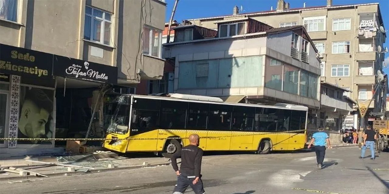 Pendik’te  İETT kuaföre daldı