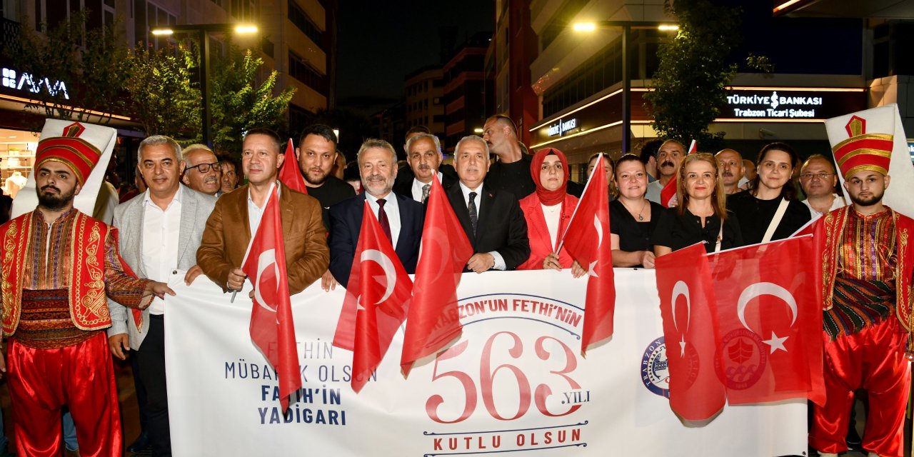 Trabzon’un fethi coşkuyla kutlandı