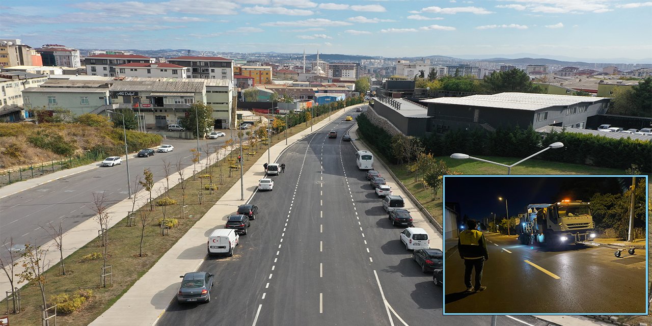 Pendik’te son 1 Yılda 300 km'lik Yol Çizgi Çalışması Yapıldı