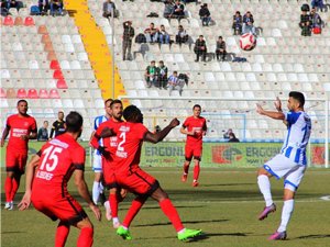 LİDER ÜMRANİYESPOR,  ERZURUM'DAN DAN. 1 PUANLA DÖNDÜ